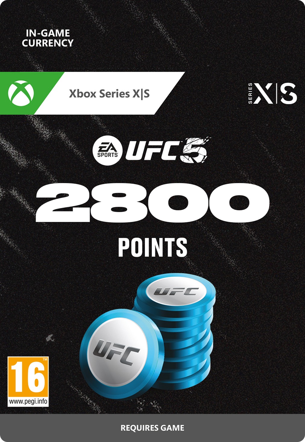 UFC 5: 2,800 UFC Points - Xbox Series X|S Digital