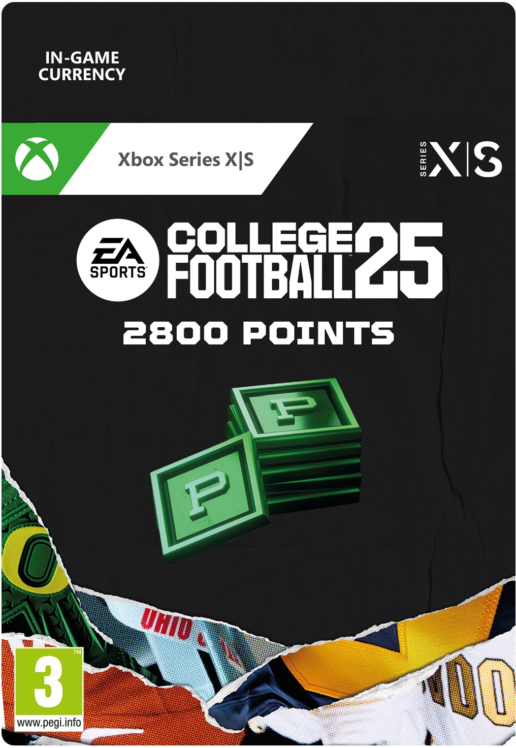EA Sports College Football 25 - 2,800 CUT Points - Xbox Series X|S Digital