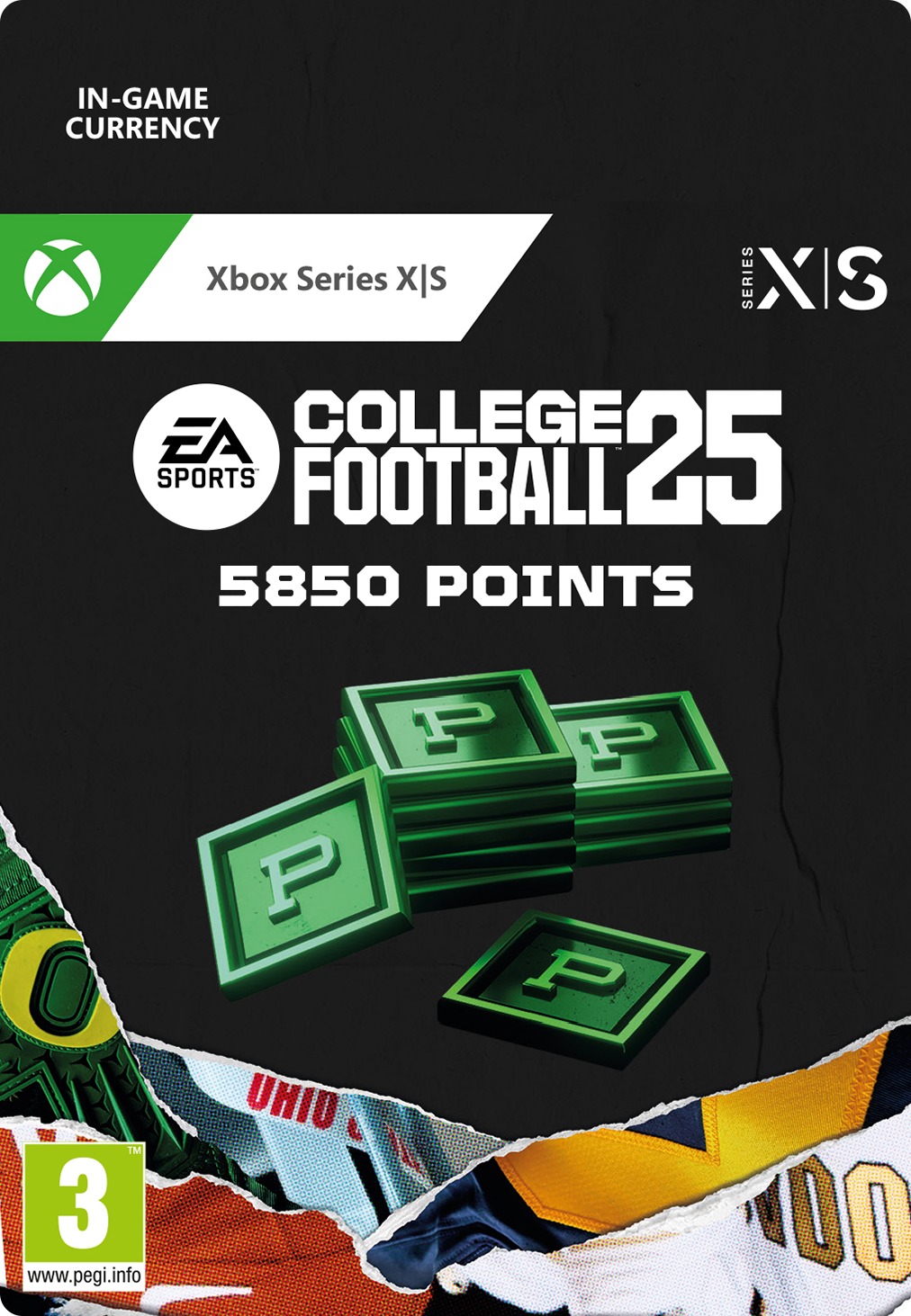 EA Sports College Football 25 - 5,850 CUT Points - Xbox Series X|S Digital
