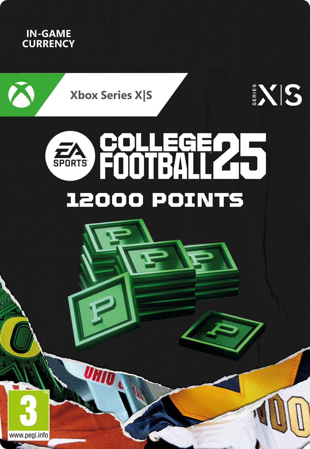 EA Sports College Football 25 - 12,000 CUT Points - Xbox Series X|S Digital