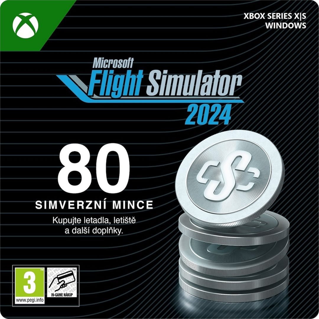 Microsoft Flight Simulator 2024: 80 Simverse Coins - Xbox Series X|S / Windows Digital