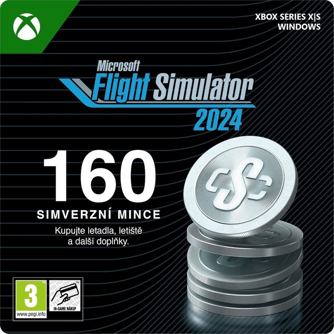 Microsoft Flight Simulator 2024: 160 Simverse Coins - Xbox Series X|S / Windows Digital
