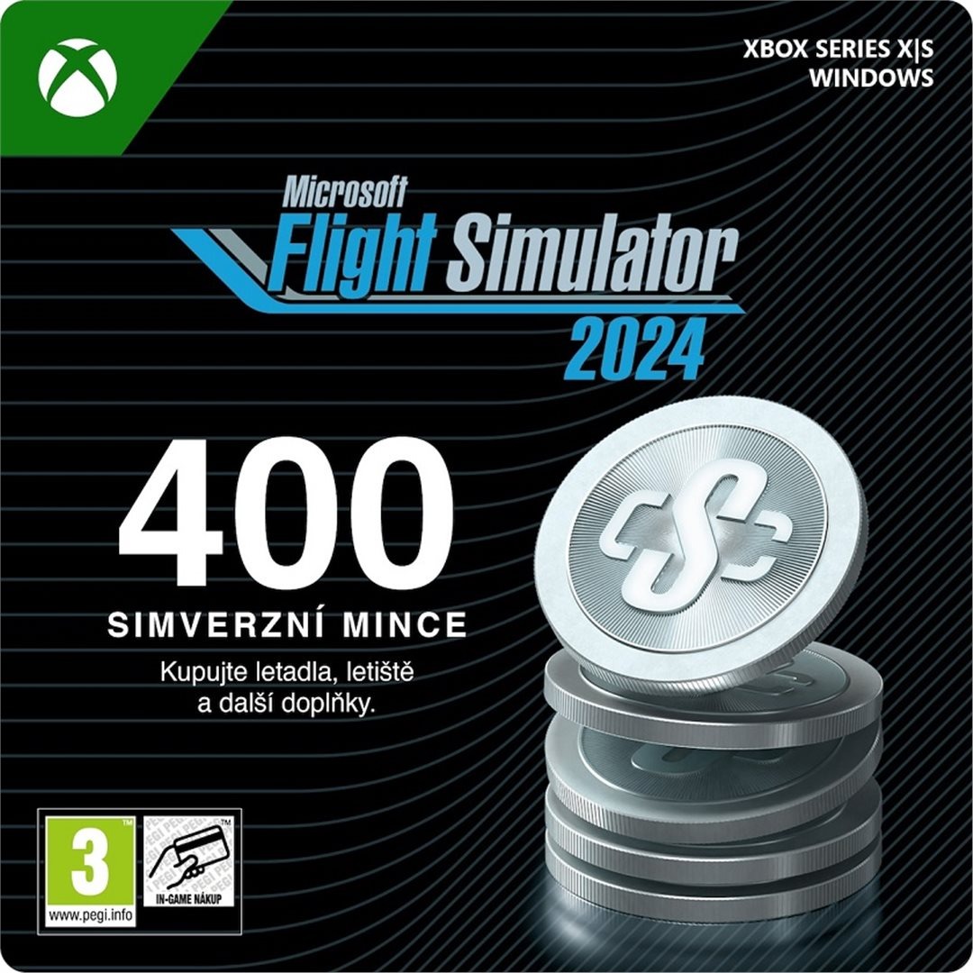 Microsoft Flight Simulator 2024: 400 Simverse Coins - Xbox Series X|S / Windows Digital