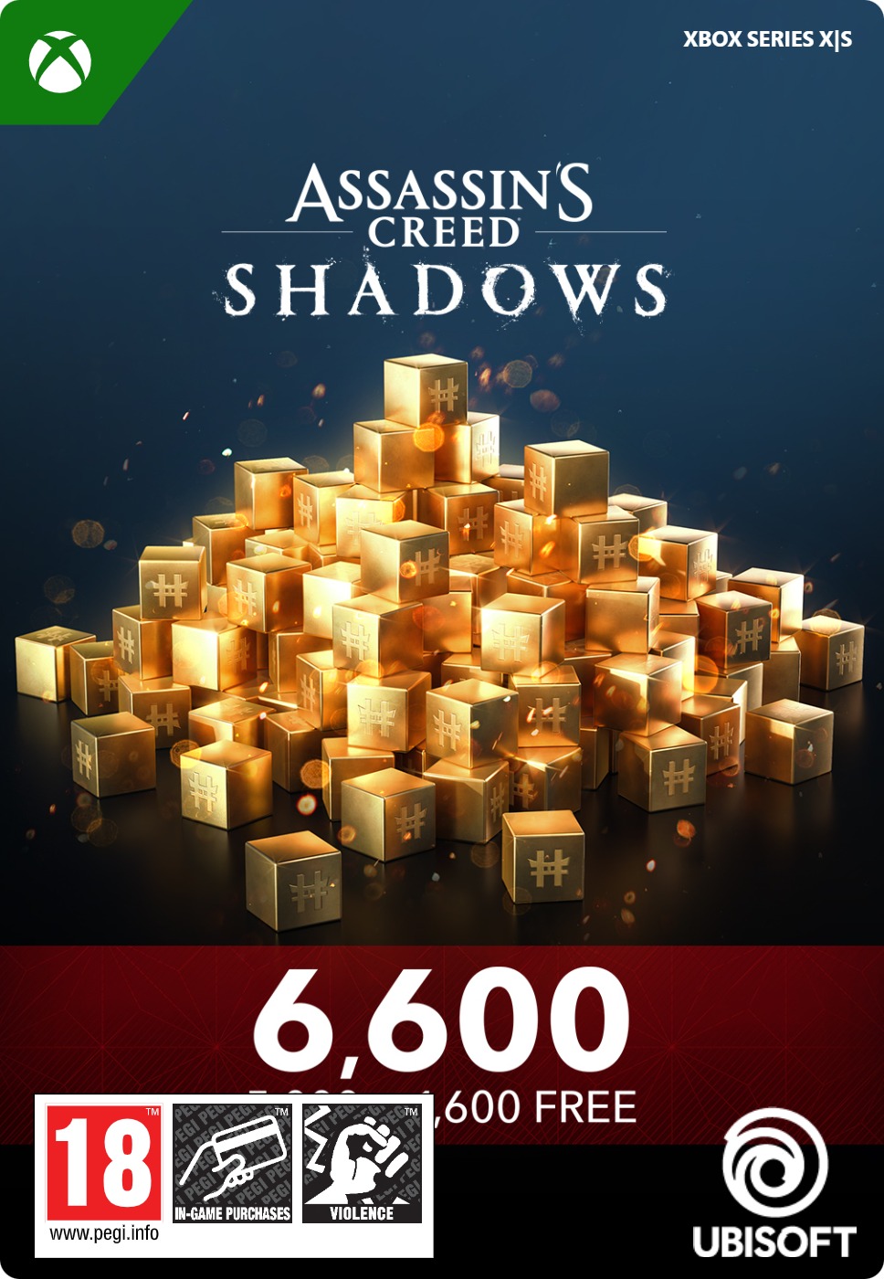 Assassins Creed Shadows: 6600 Helix Pack - Xbox Series X|S Digital