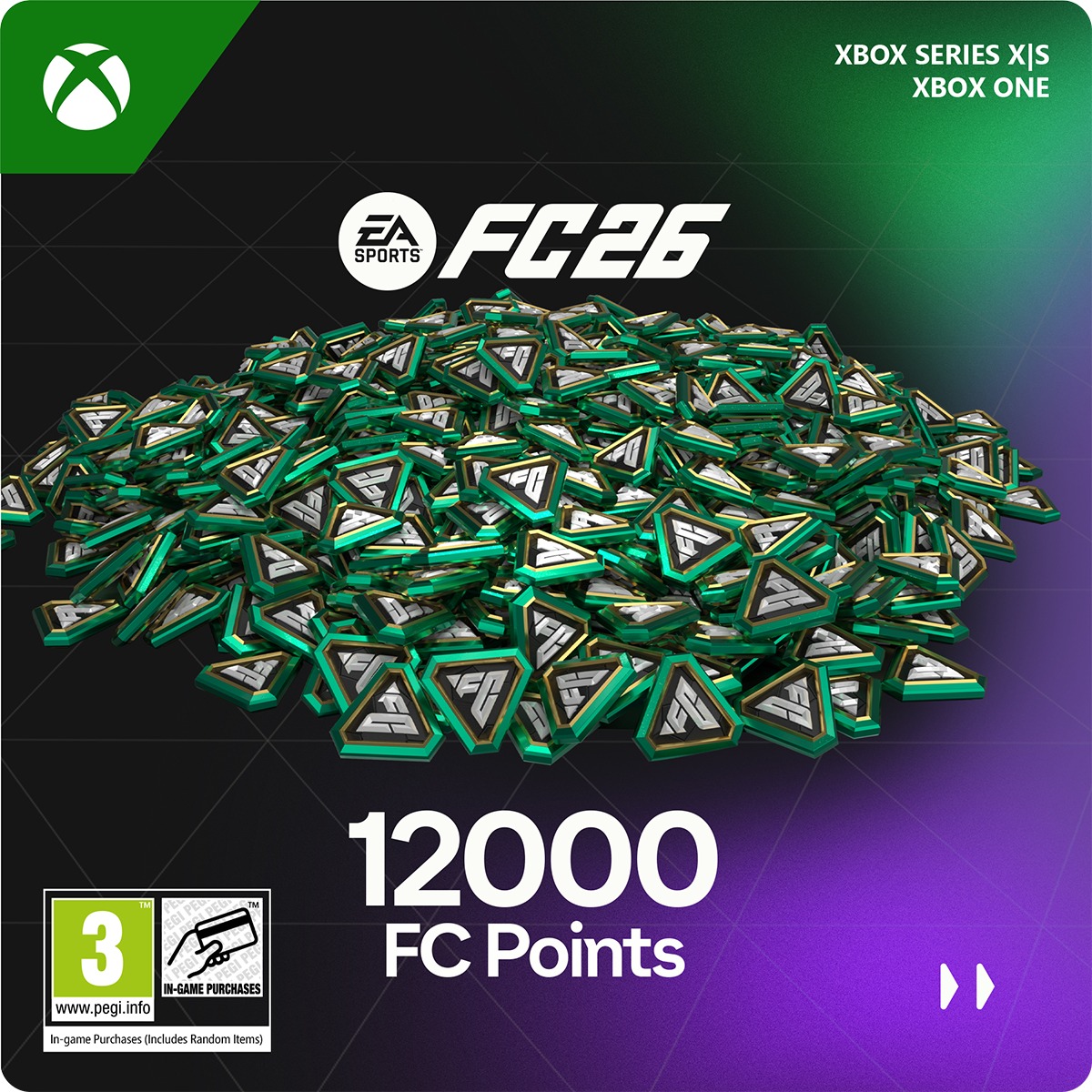EA Sports FC 26: 12000 FC Points - Xbox Digital