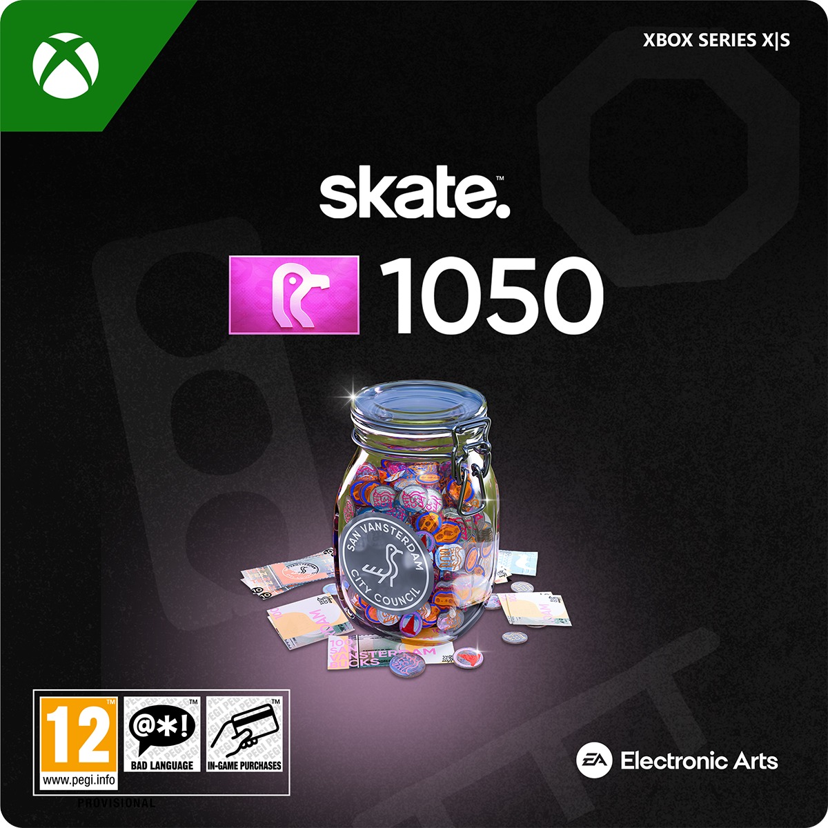 Skate: 1050 SV Bucks - Xbox Series X|S Digital