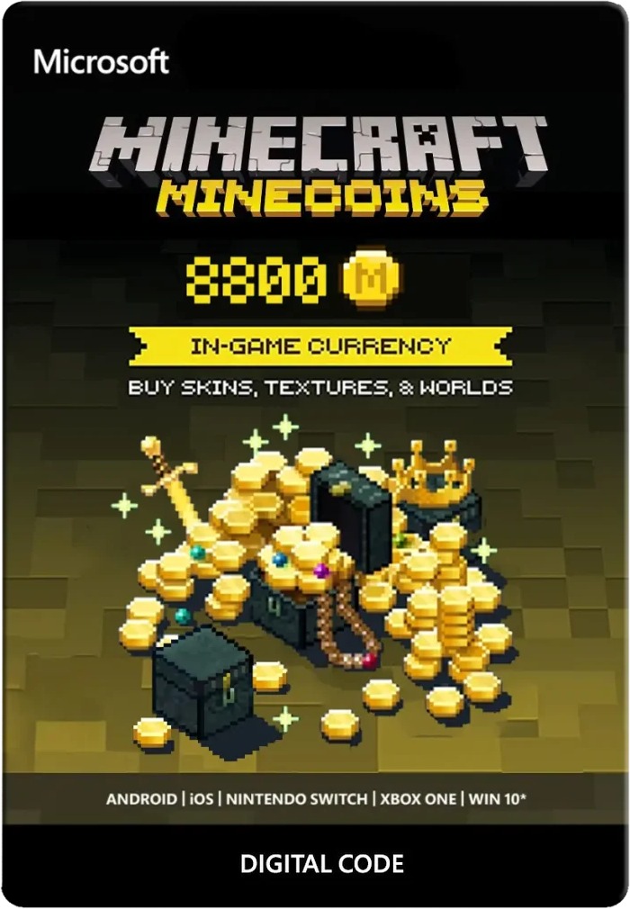 Minecraft: Minecoins Pack: 8800 Coins - Xbox / Windows Digital