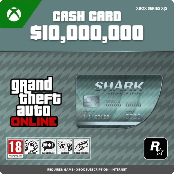 Grand Theft Auto V (GTA 5): Megalodon Shark Cash Card - Xbox Series X|S Digital