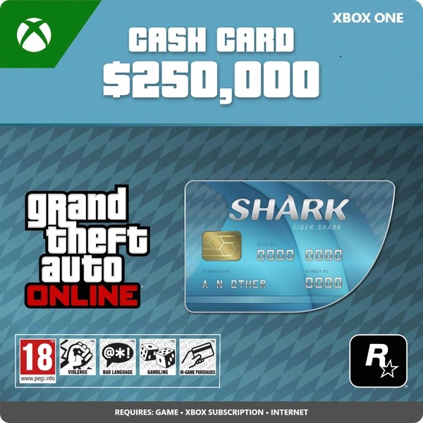 Grand Theft Auto V (GTA 5): Tiger Shark Cash Card - Xbox Digital