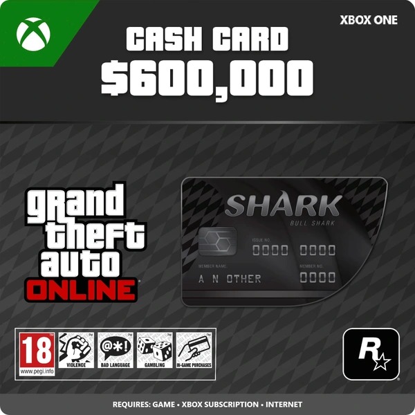 Grand Theft Auto V (GTA 5): Bull Shark Cash Card - Xbox Digital