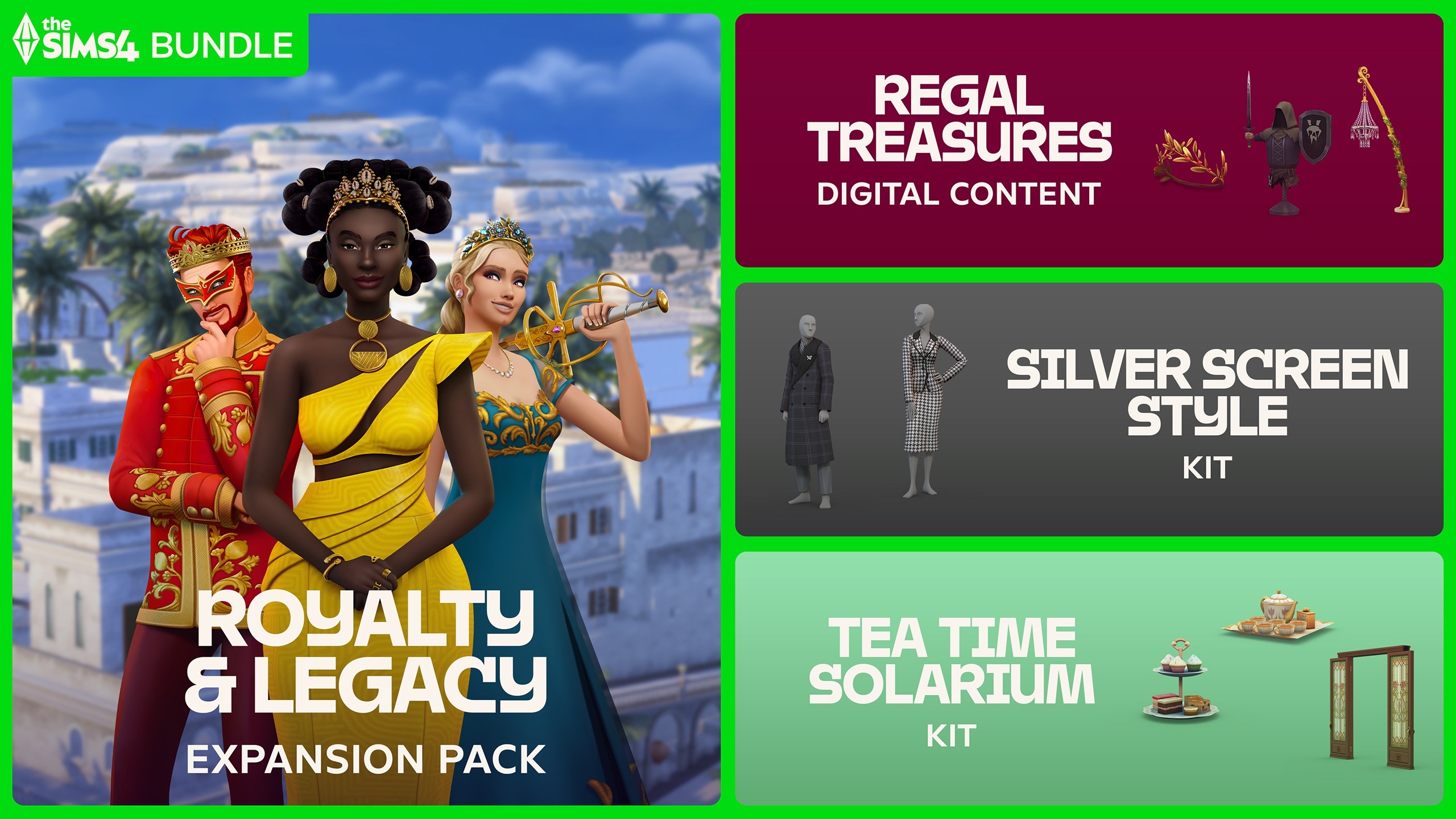 The Sims 4: Royalty and Legacy Grand Bundle - Xbox Digital