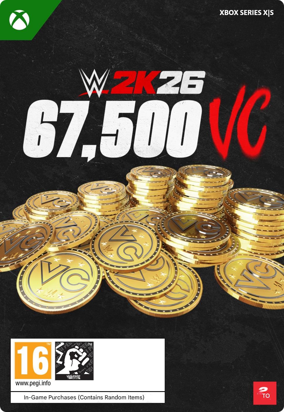 WWE 2K26: 67.500 Virtual Currency Pack - Xbox Series X|S Digital