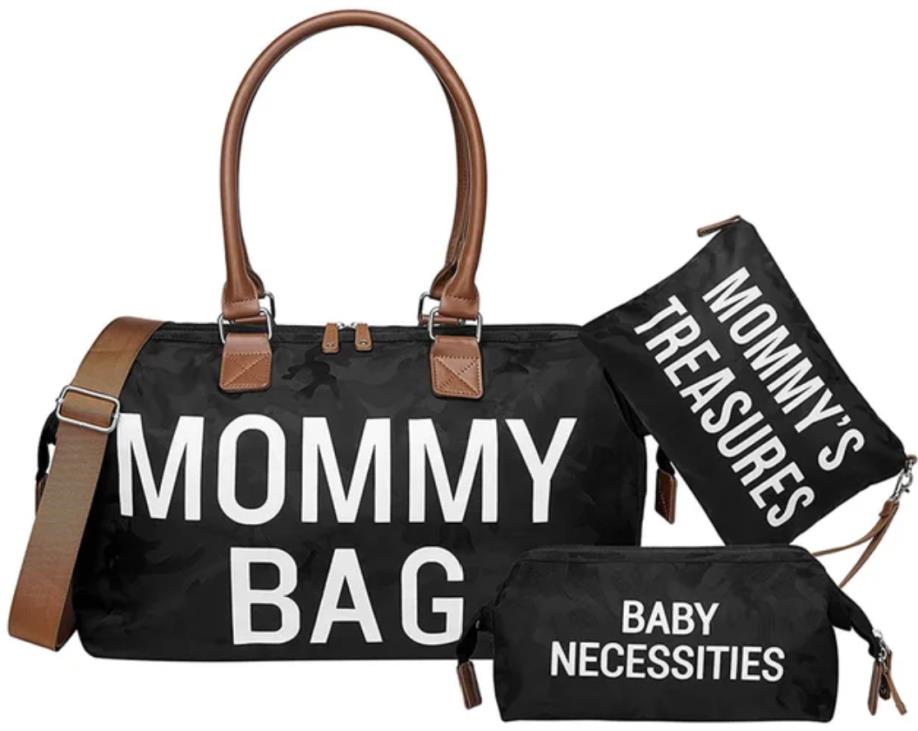 MXM Přebalovací taška Mommy Bag - 3v1, černá