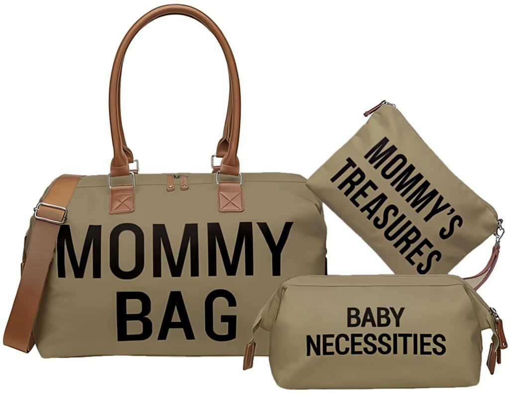 MXM Přebalovací taška Mommy Bag - 3v1, hnědá