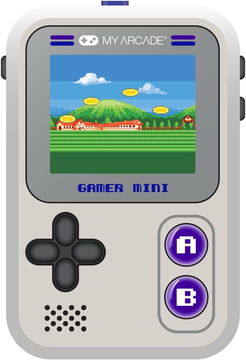 My Arcade Gamer Mini Classic 160-in-1 Grey and Purple
