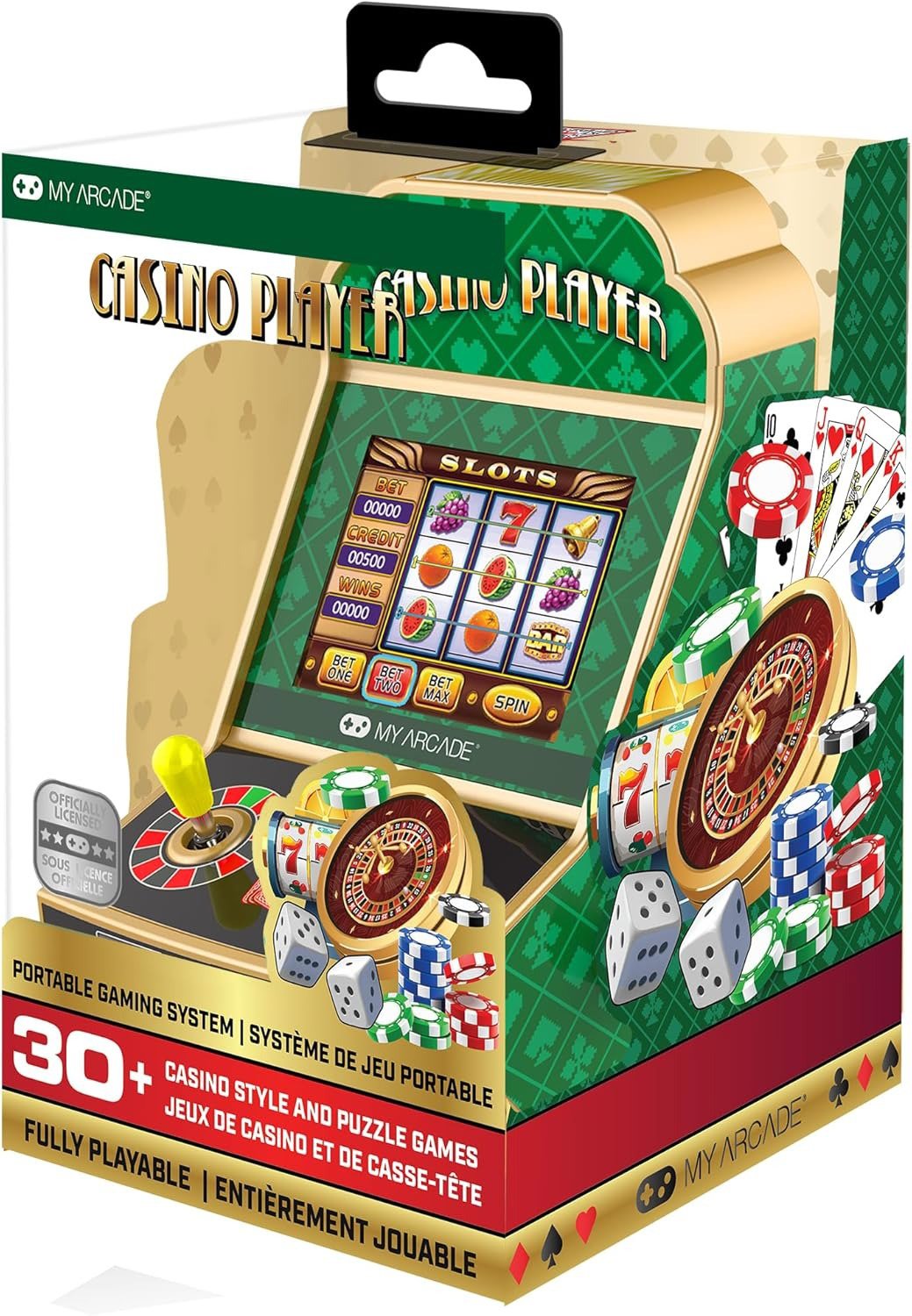 My Arcade Casino Player 30-in-1 Portable Gaming System