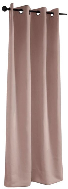 Mybesthome Sierra Blackout Zatemňovací závěs s kroužky, 135 × 250 cm, růžová, 1 ks