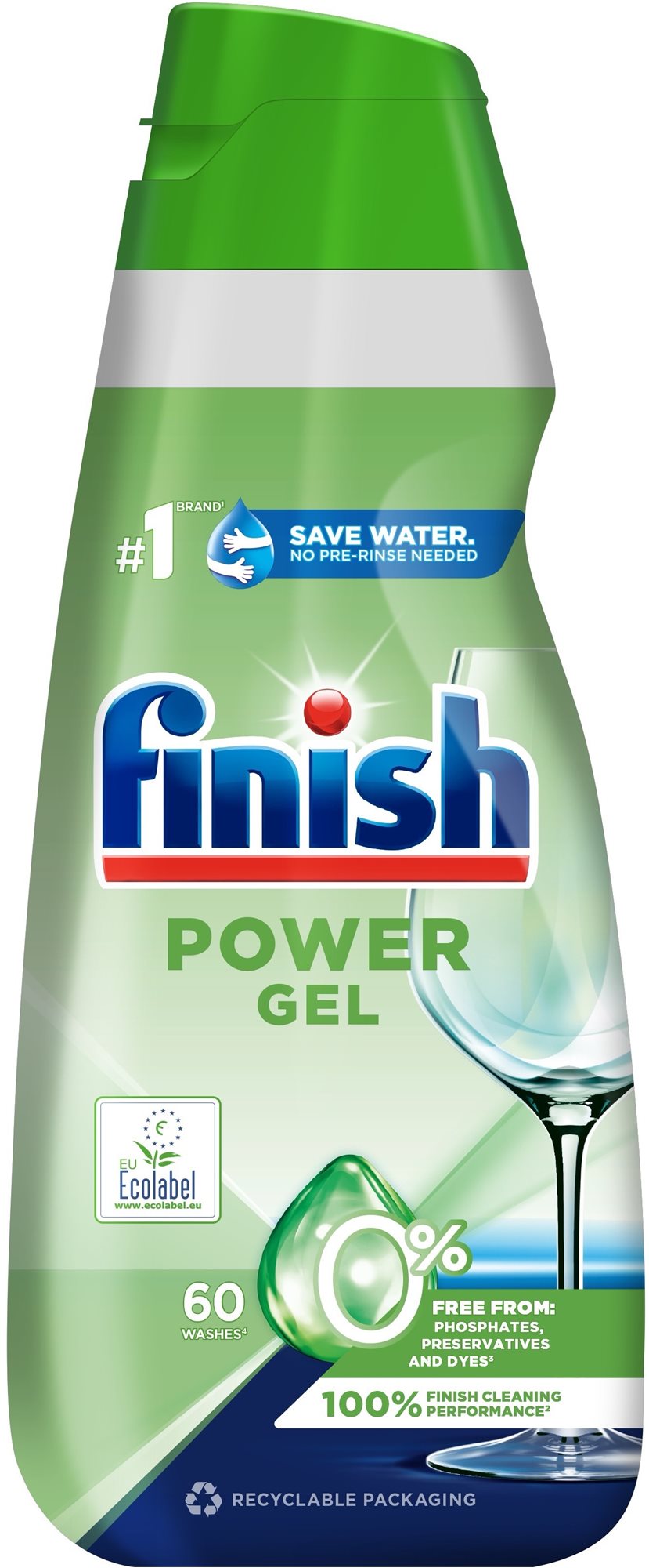 FINISH 0 % Gel do myčky 900 ml