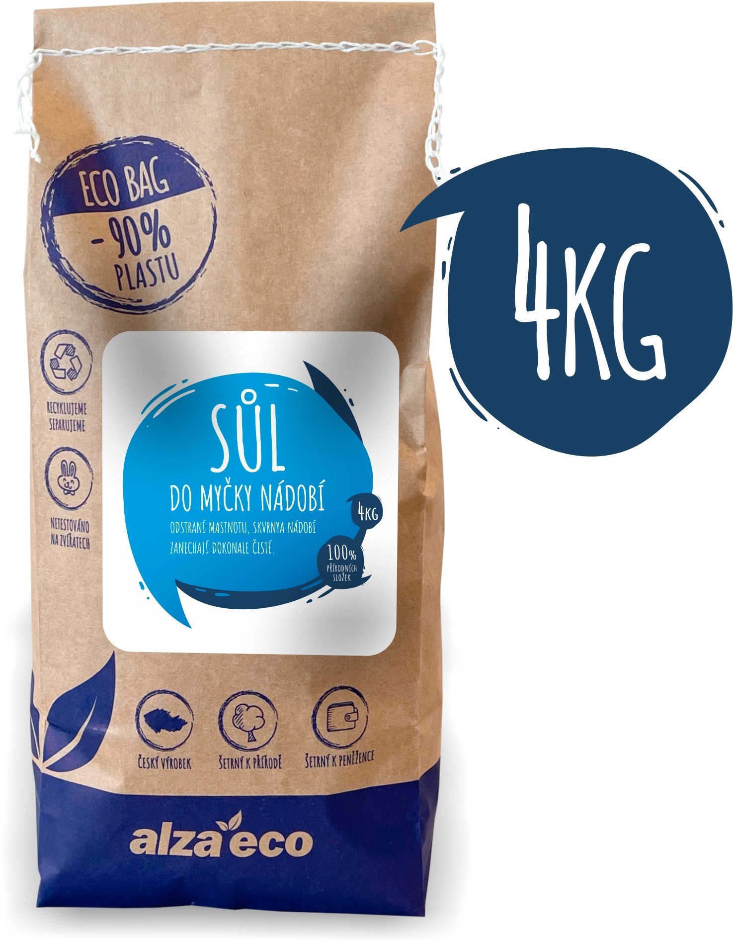 AlzaEco sůl do myčky na nádobí 4 kg