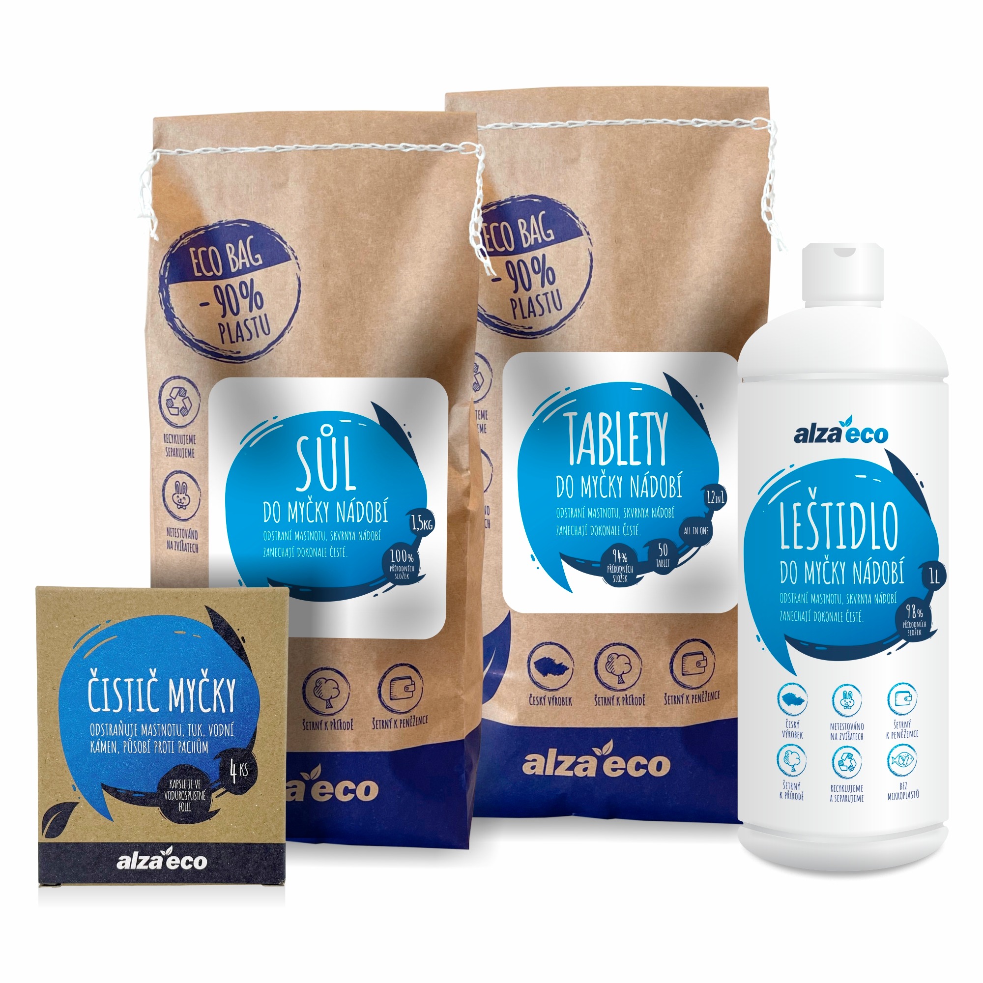 AlzaEco Starterpack pro myčku nádobí