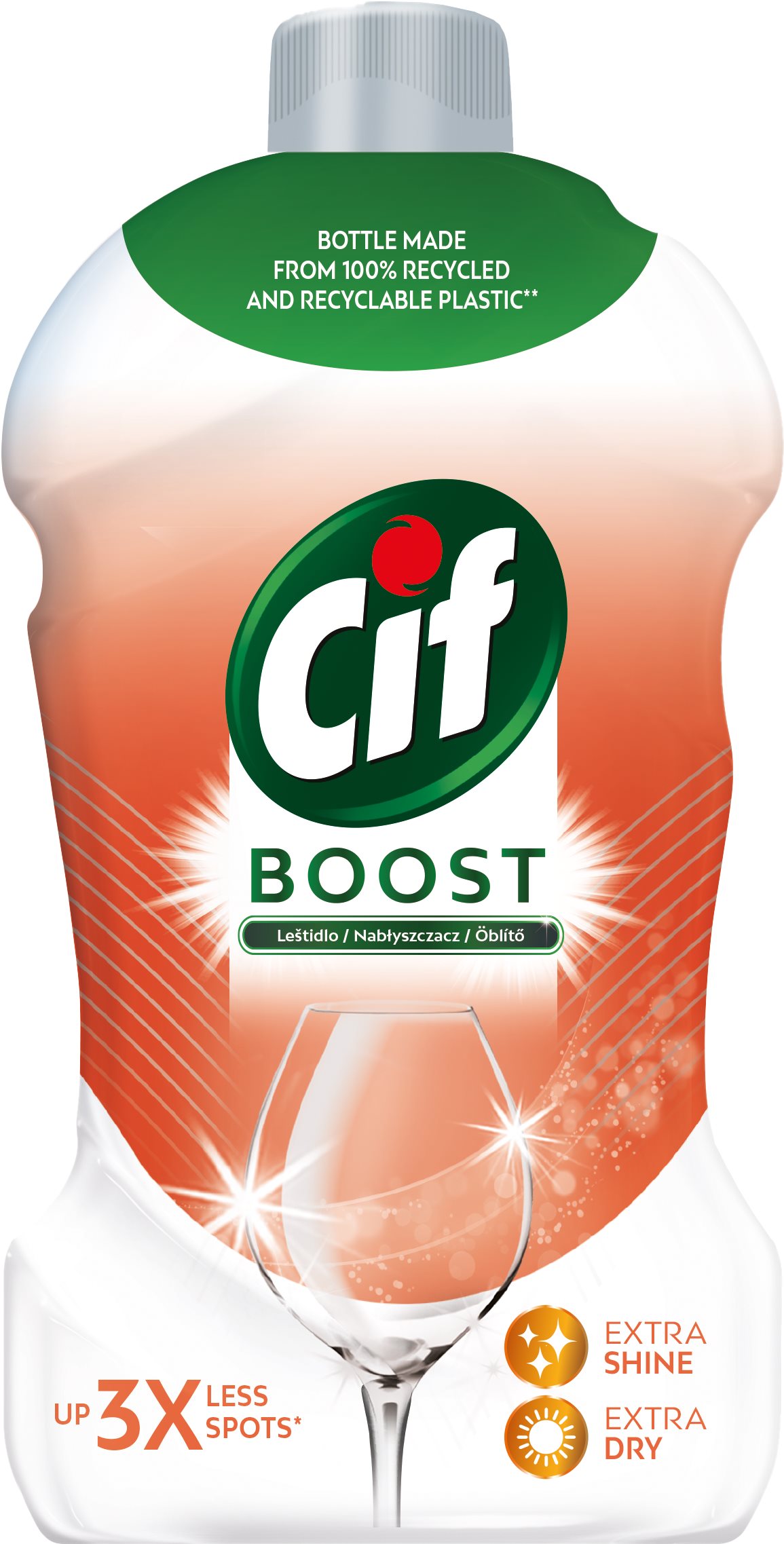 CIF Boost Leštidlo do myčky nádobí 450 ml