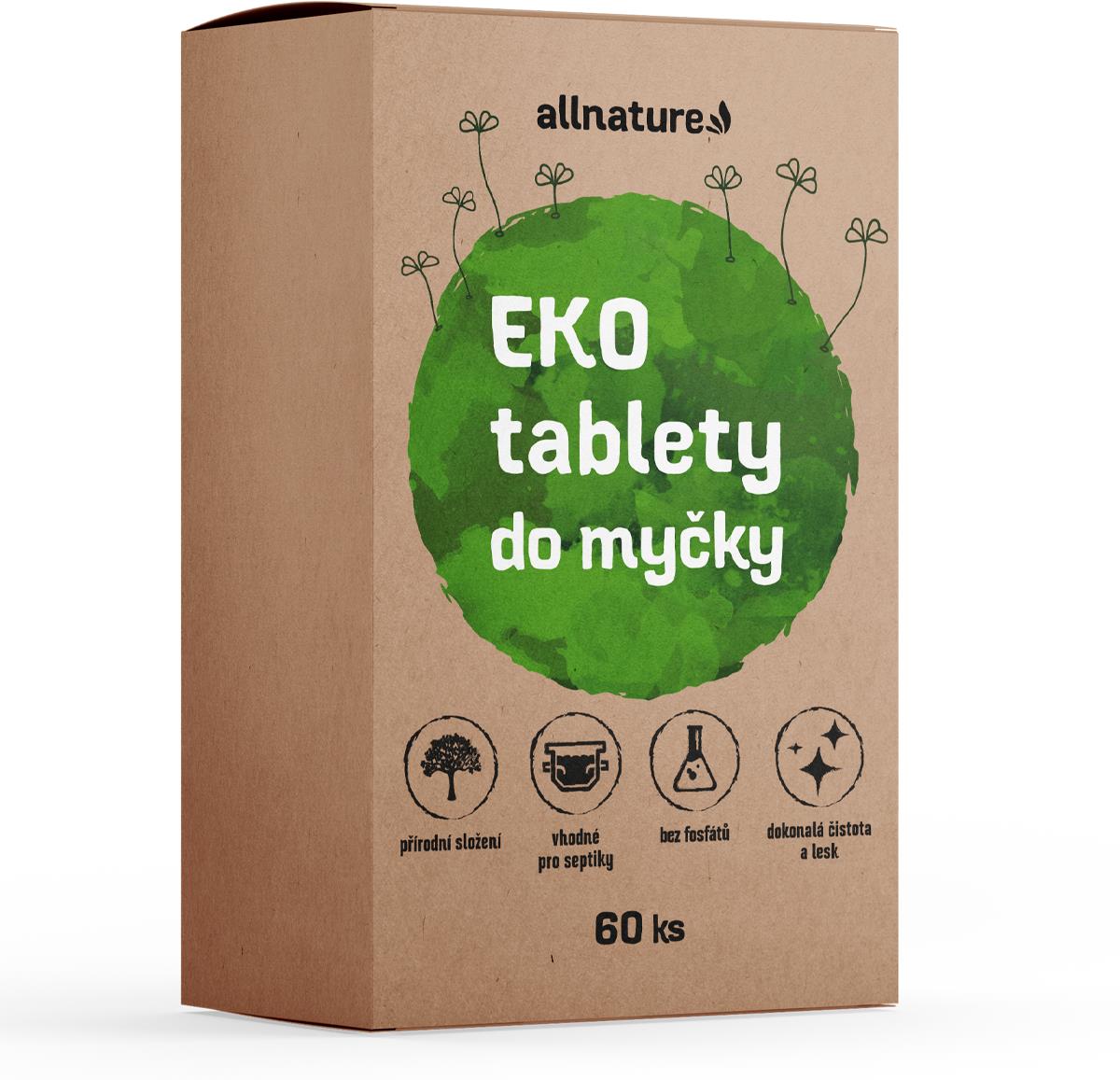 ALLNATURE Ekologické tablety do myčky (60 ks)