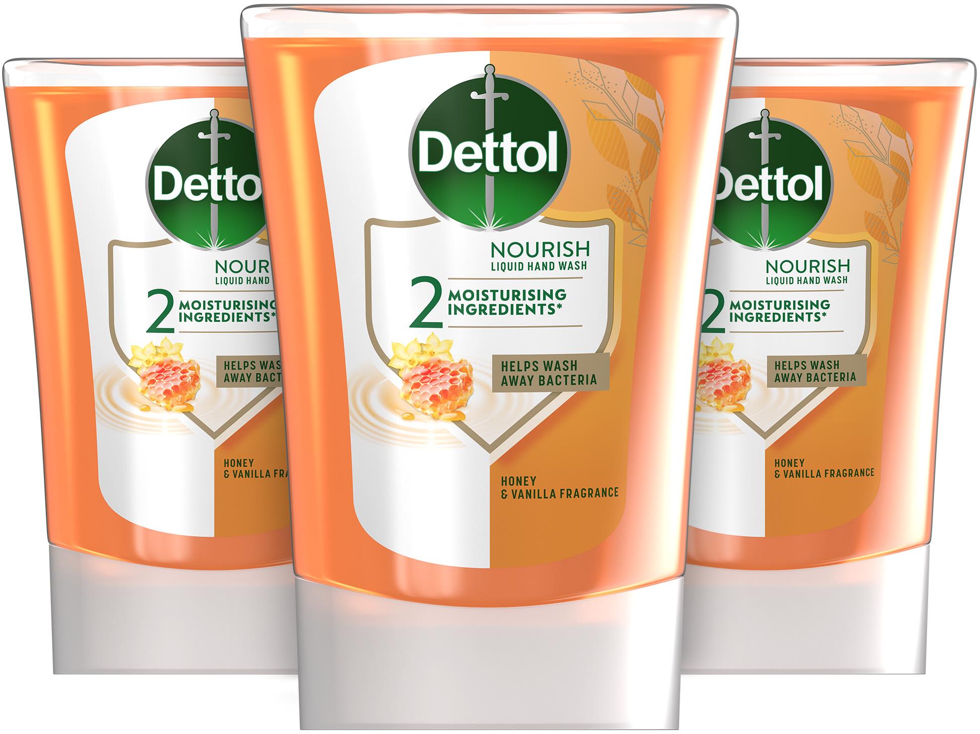 DETTOL Náplň do bezdot. dávkovače Med a vanilka 3× 250 ml