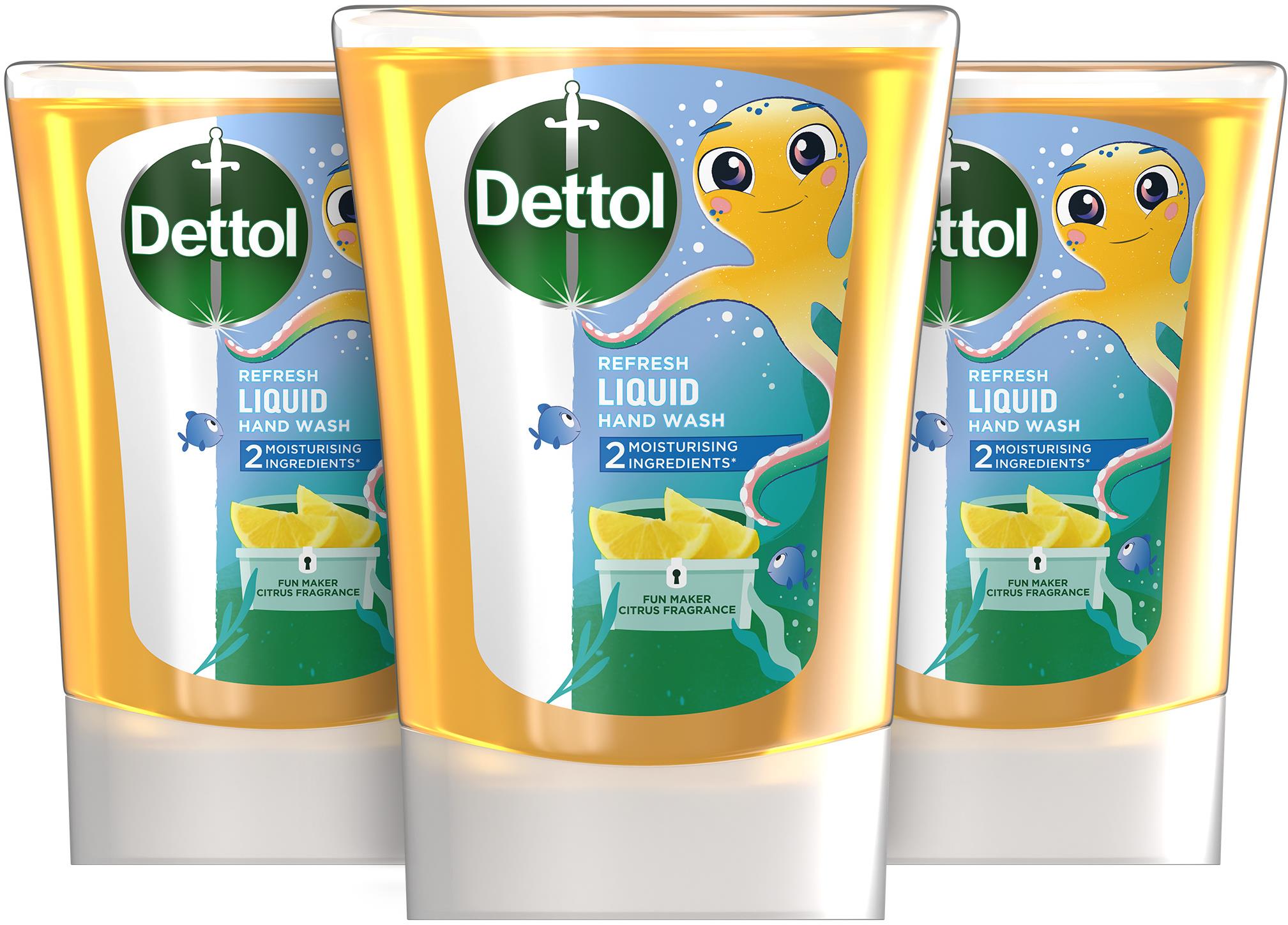 DETTOL Kids náplň do bezdot. dávkovače mýdla Bavič 3× 250 ml