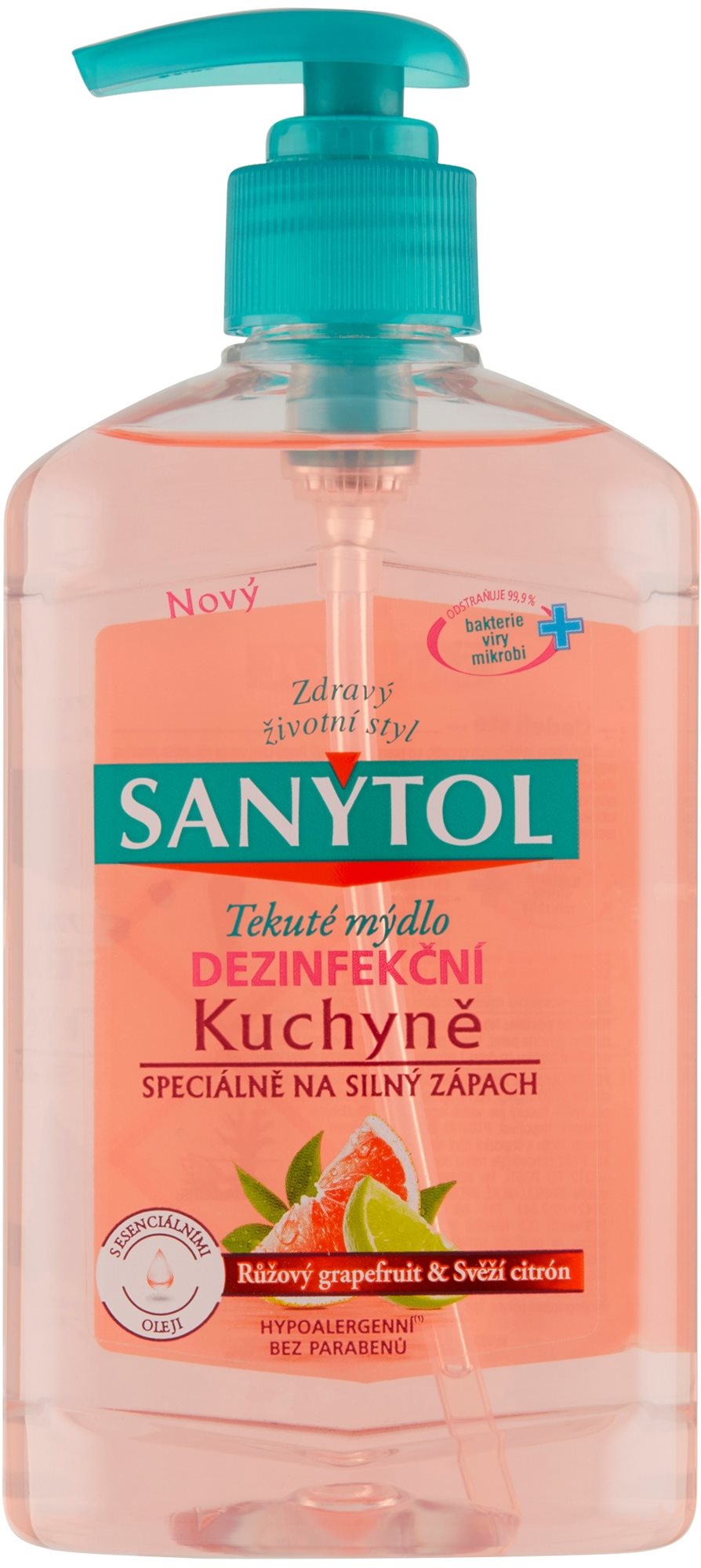 SANYTOL Dezinfekční mýdlo do kuchyně 250 ml