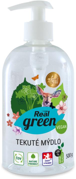 REAL GREEN tekuté mýdlo 500 g