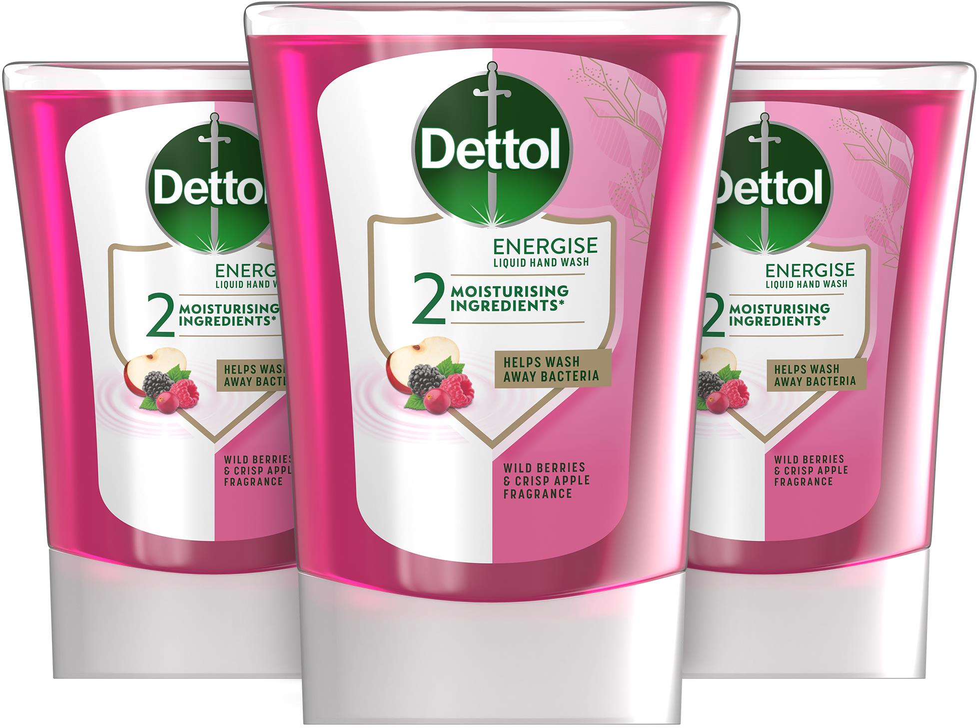 DETTOL Lesní ovoce náplň do bezdot. dávkovače 3× 250 ml