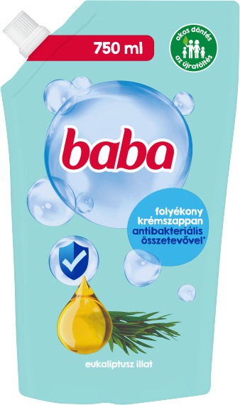 BABA Antibacterial Liquid Soap Refill Tea Tree Oil 750 ml