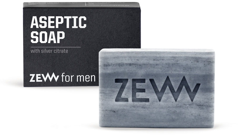 ZEW FOR MEN Aseptické mýdlo se stříbrem 85 g