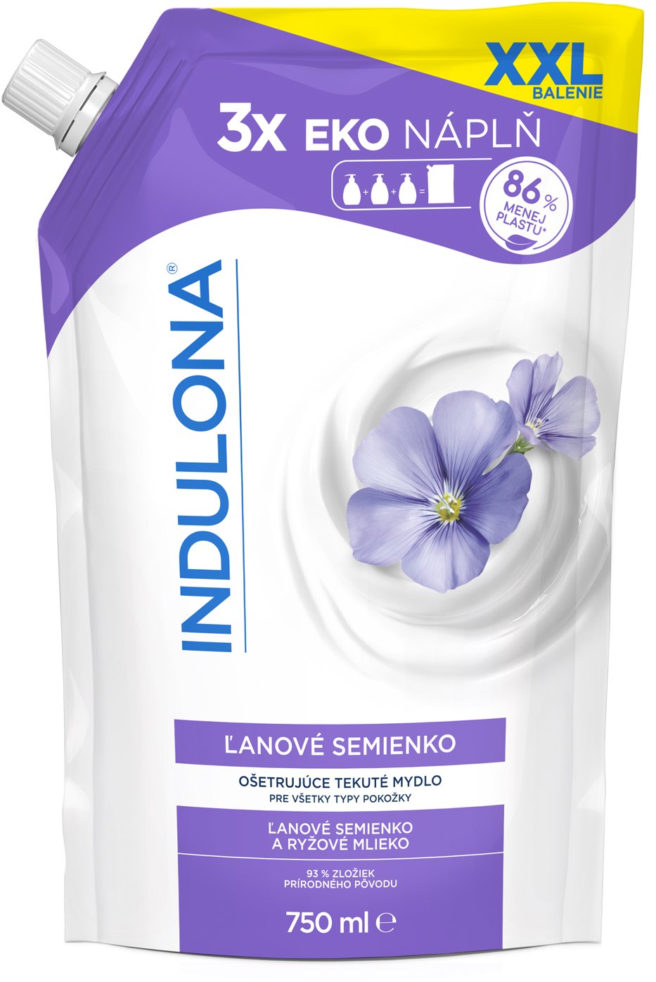 INDULONA Lněné semínko náhr. náplň 750 ml