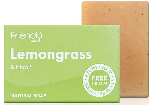 Friendly Soap Přírodní mýdlo citronová tráva a konopí
