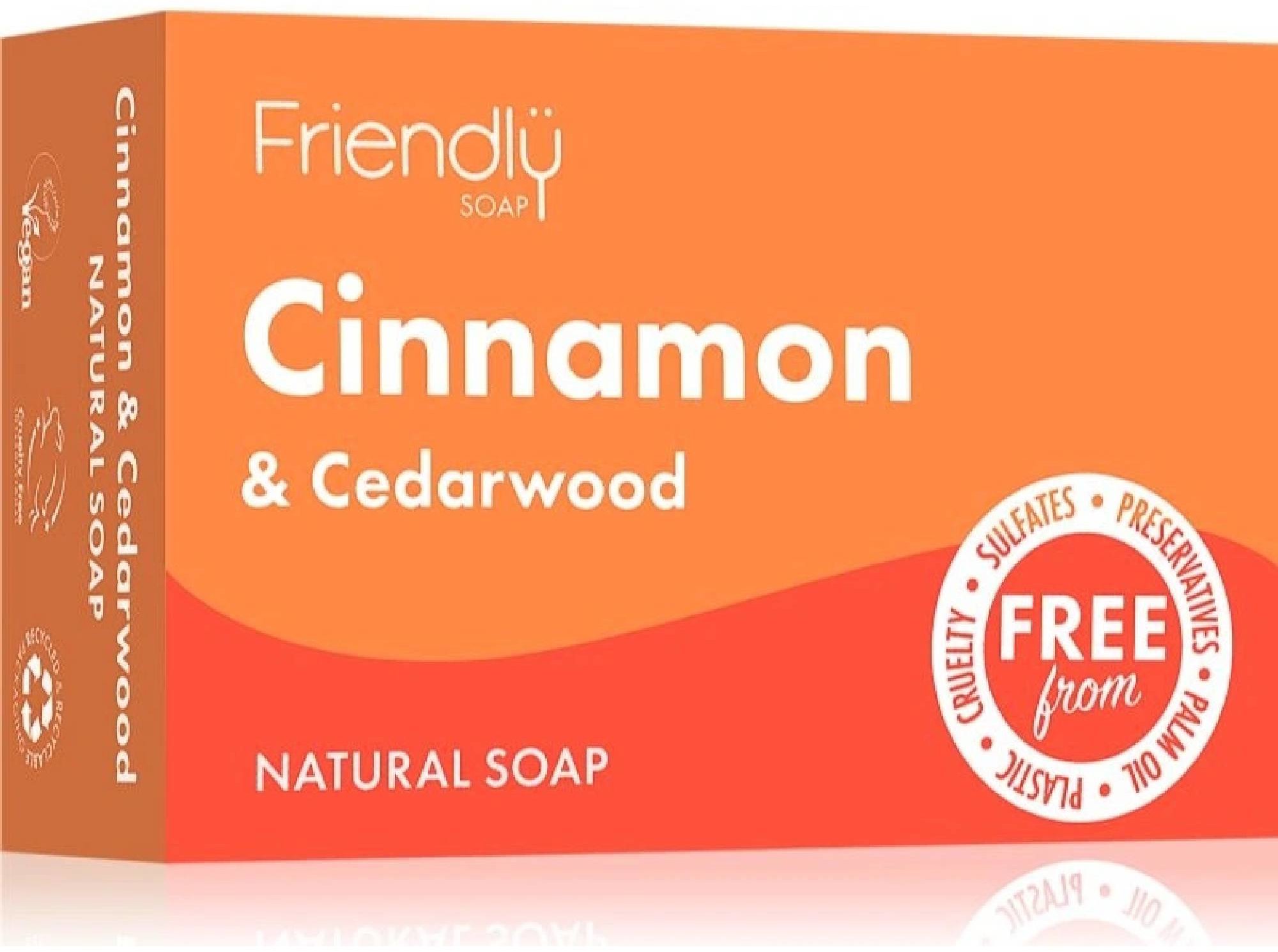 Friendly Soap Přírodní mýdlo skořice a cedrové dřevo