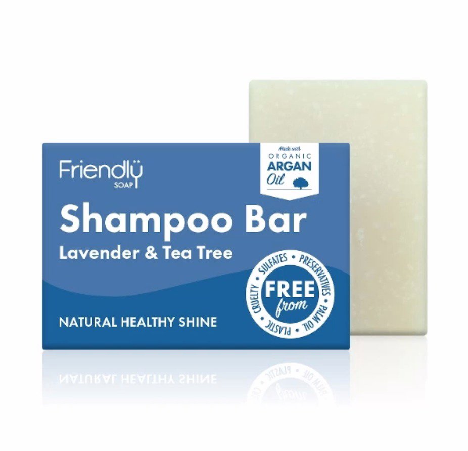 Friendly Soap Přírodní mýdlo na vlasy levandule a tea tree