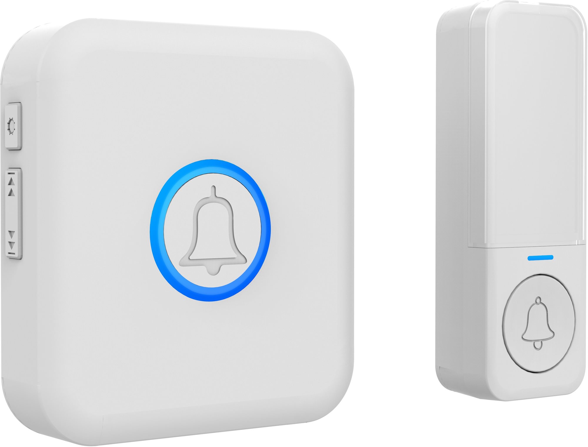 MAKETOP YF-102 kinetic doorbell, bílý