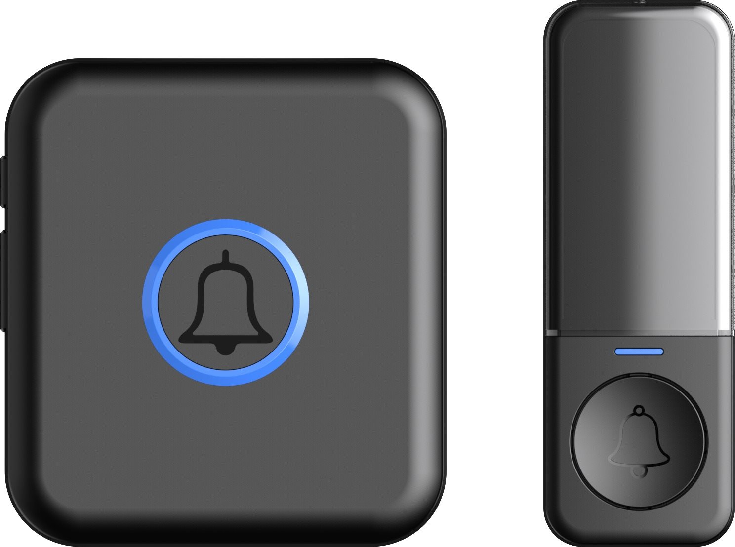 MAKETOP YF-102 kinetic doorbell, černý