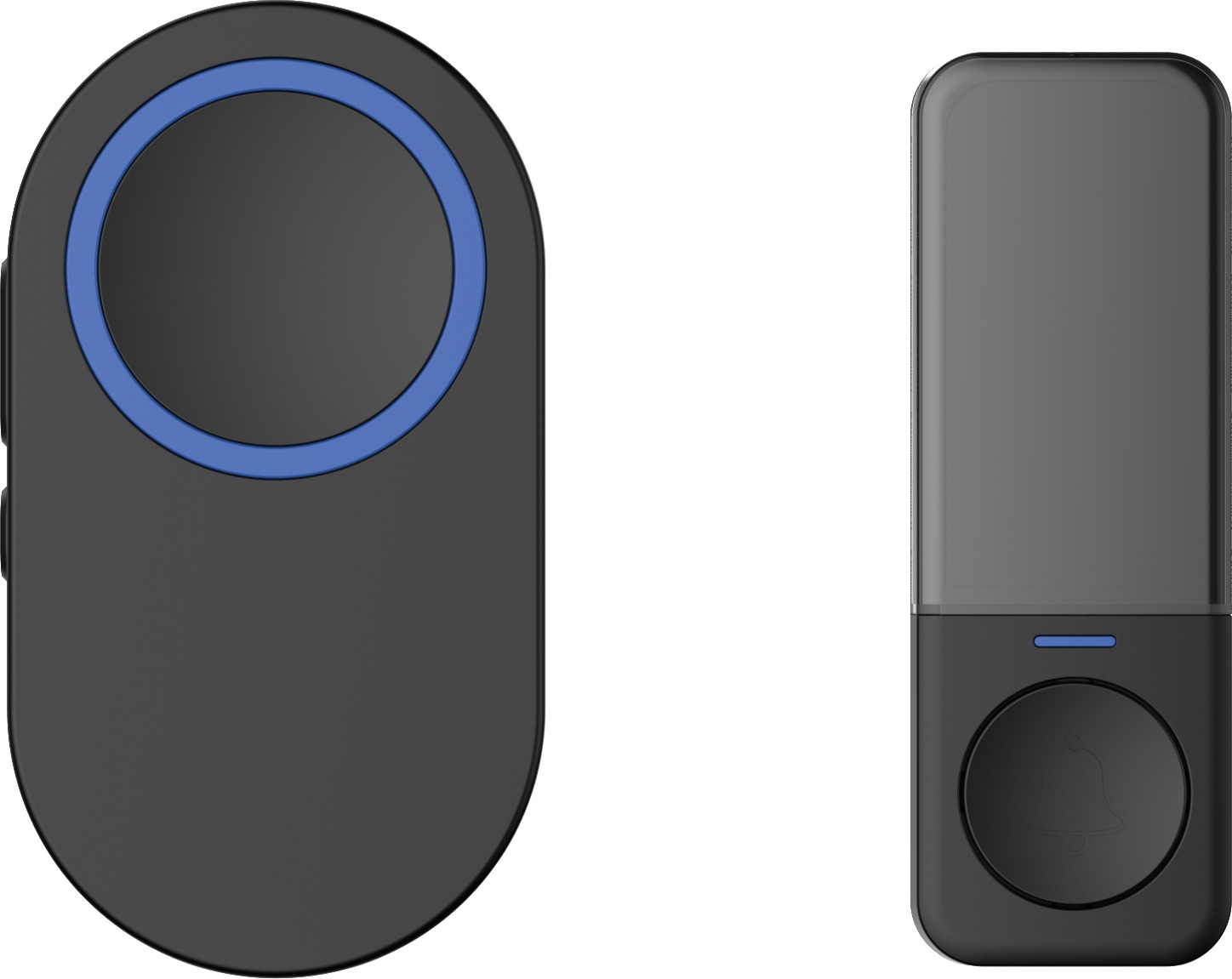 MAKETOP YF-100 kinetic doorbell, černý