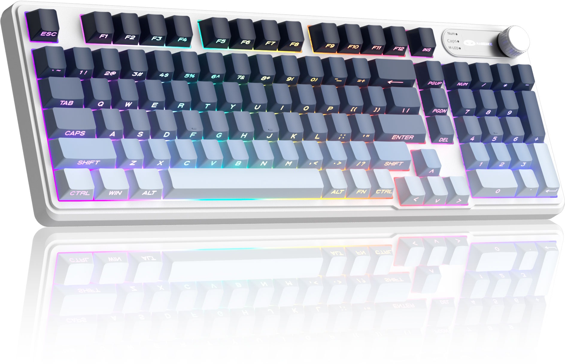 MageGee GK960-BB Tri-mode Membrane Keyboard - US