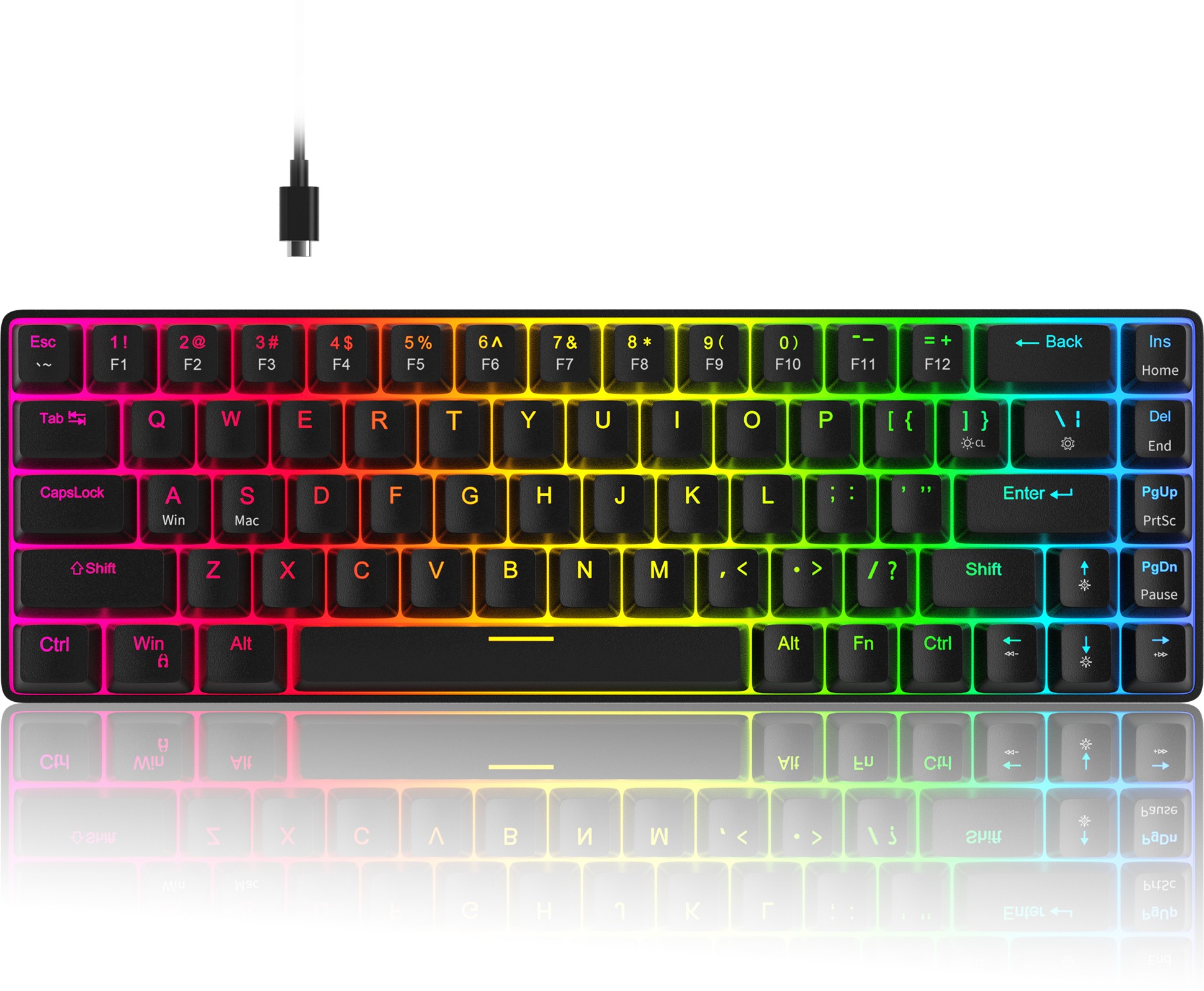 MageGee MK-BOX-B-M Mechanical Keyboard - Magnetic switch - US