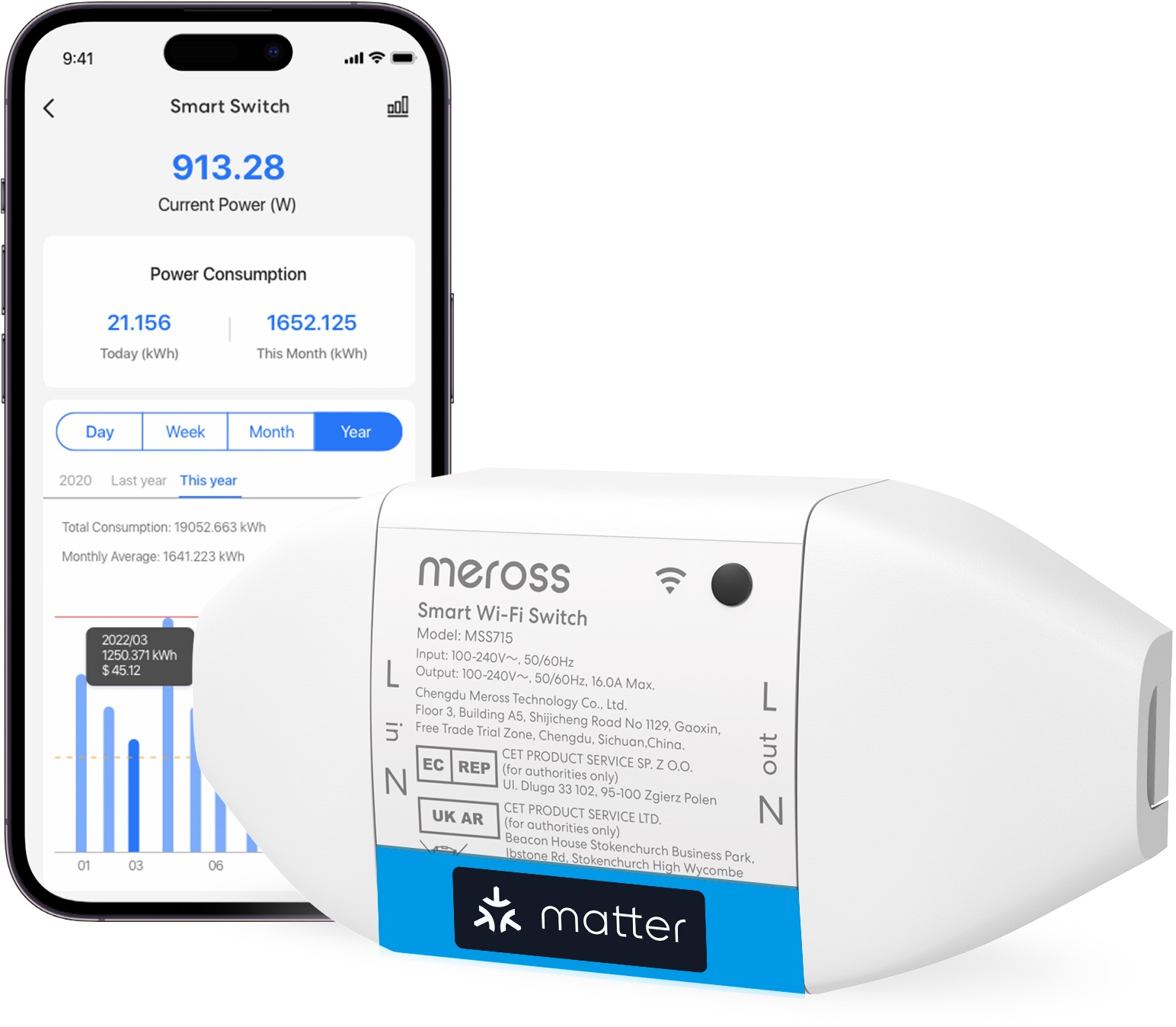 Meross Smart Wi-Fi Switch