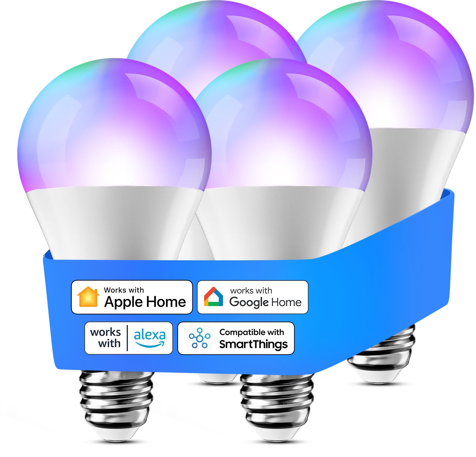 Meross Smart Wi-Fi LED Bulb RGBWW - balení 4 ks