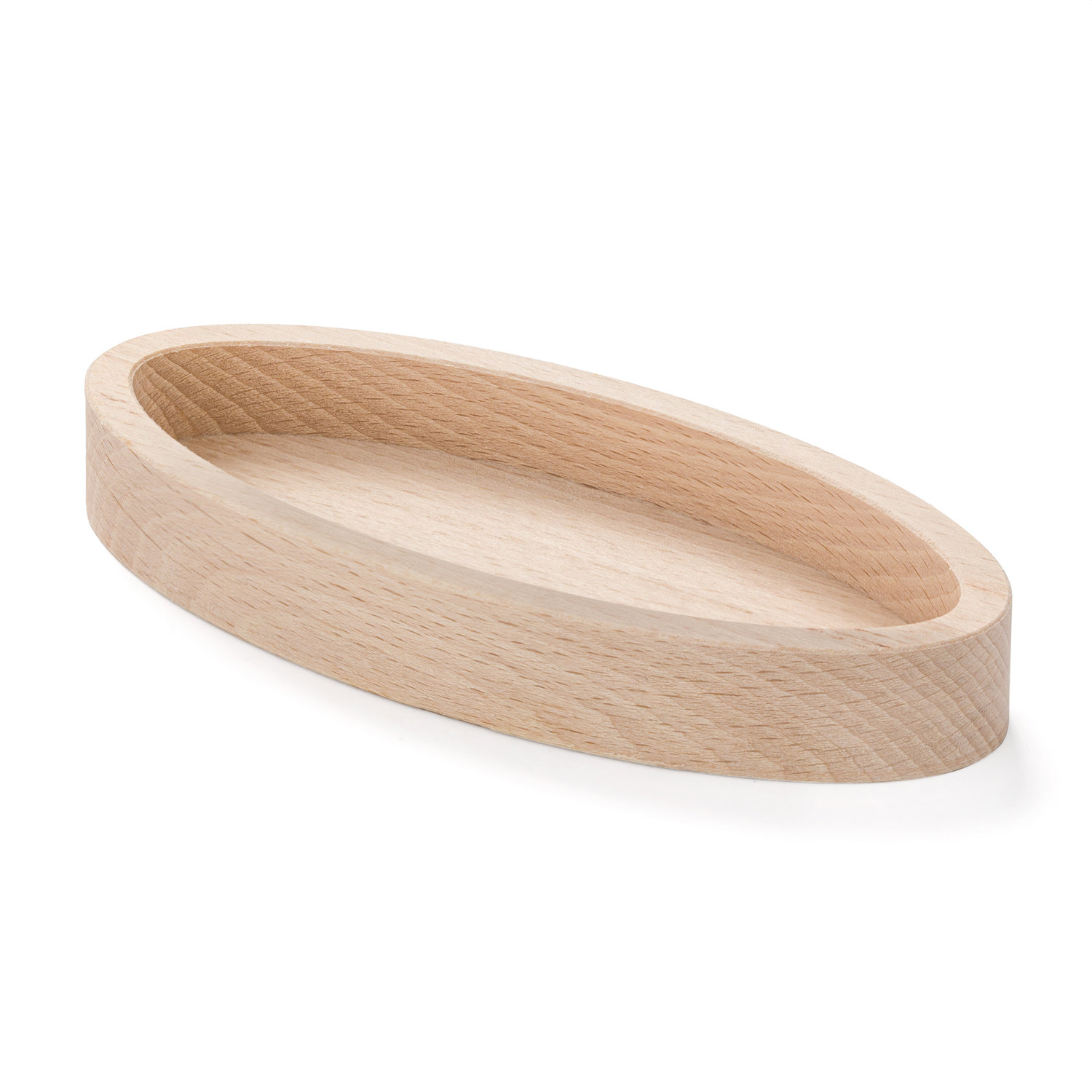 METRIE Elora-9015 Dřevěná miska, masivní dřevo, rozměr 150 × 70 mm