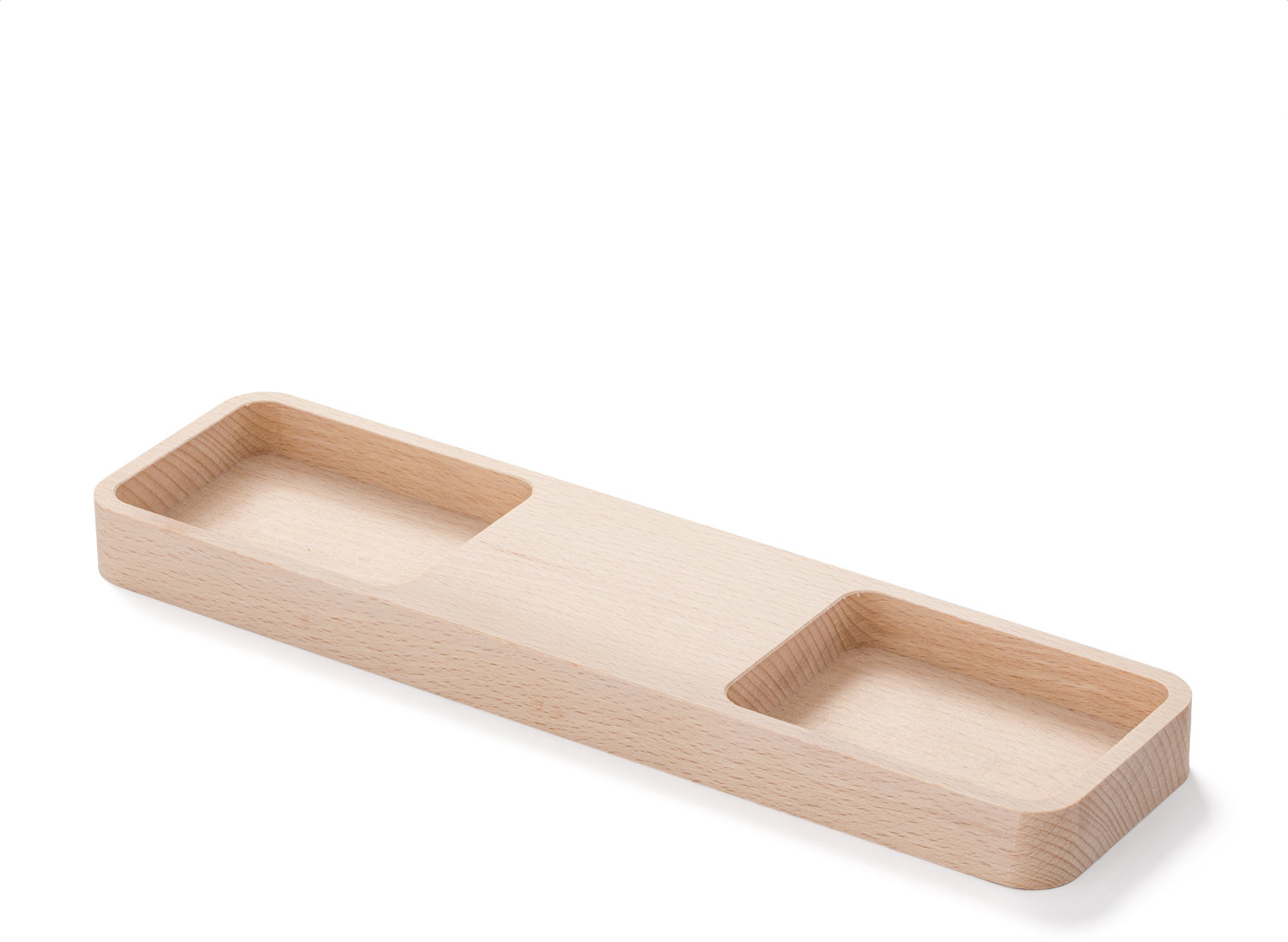 METRIE Kvida-1126S Dřevěná miska, masivní dřevo, rozměr 260 × 70 mm