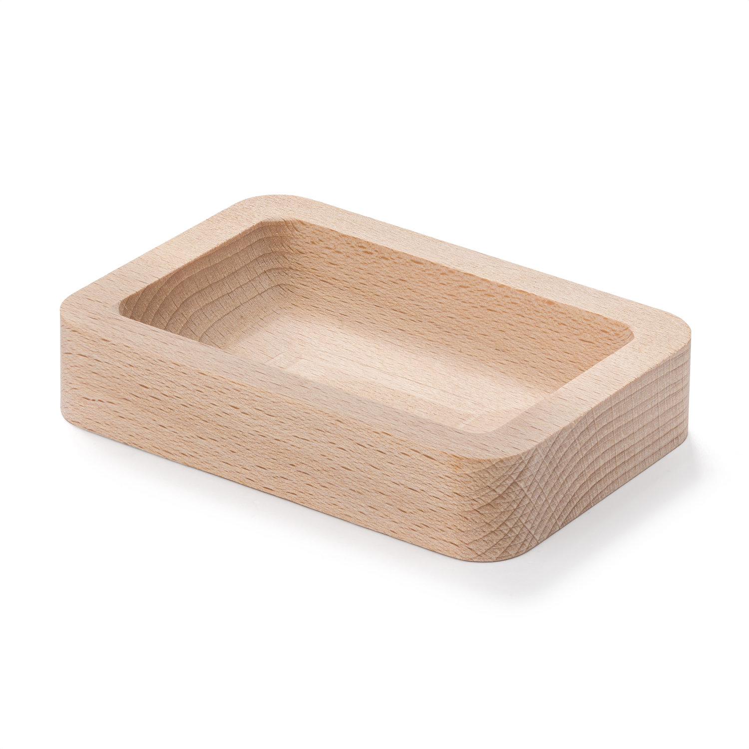Metrie Kvida-9010S Dřevěná miska, masivní dřevo, rozměr 100 × 70 mm