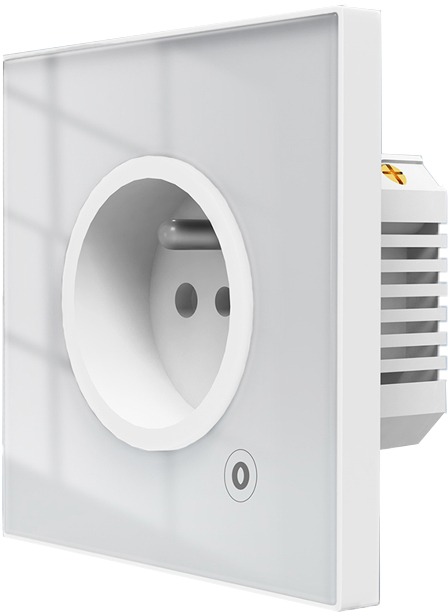 MOES Smart Wall Socket, Zigbee, FR, 16A, White