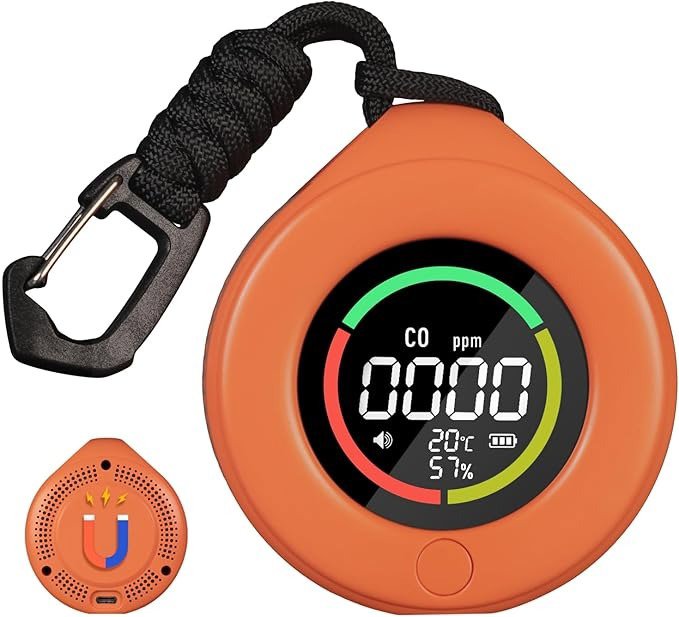 MOES Mini CO Detector, orange