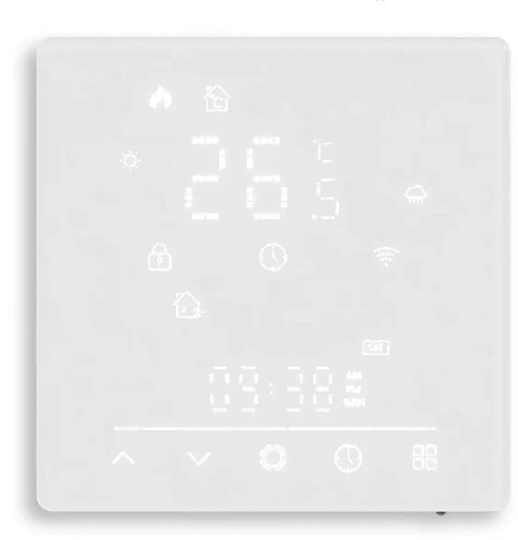 MOES Smart Matter WiFi Thermostat, GB Electric Floor Heating 16A